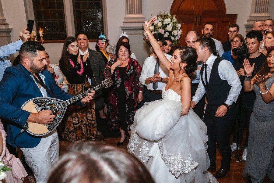 traditional music playing in a wedding