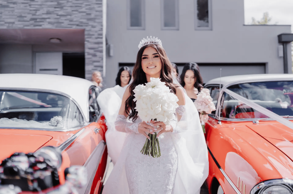 macedonian wedding traditions bride vintage cars