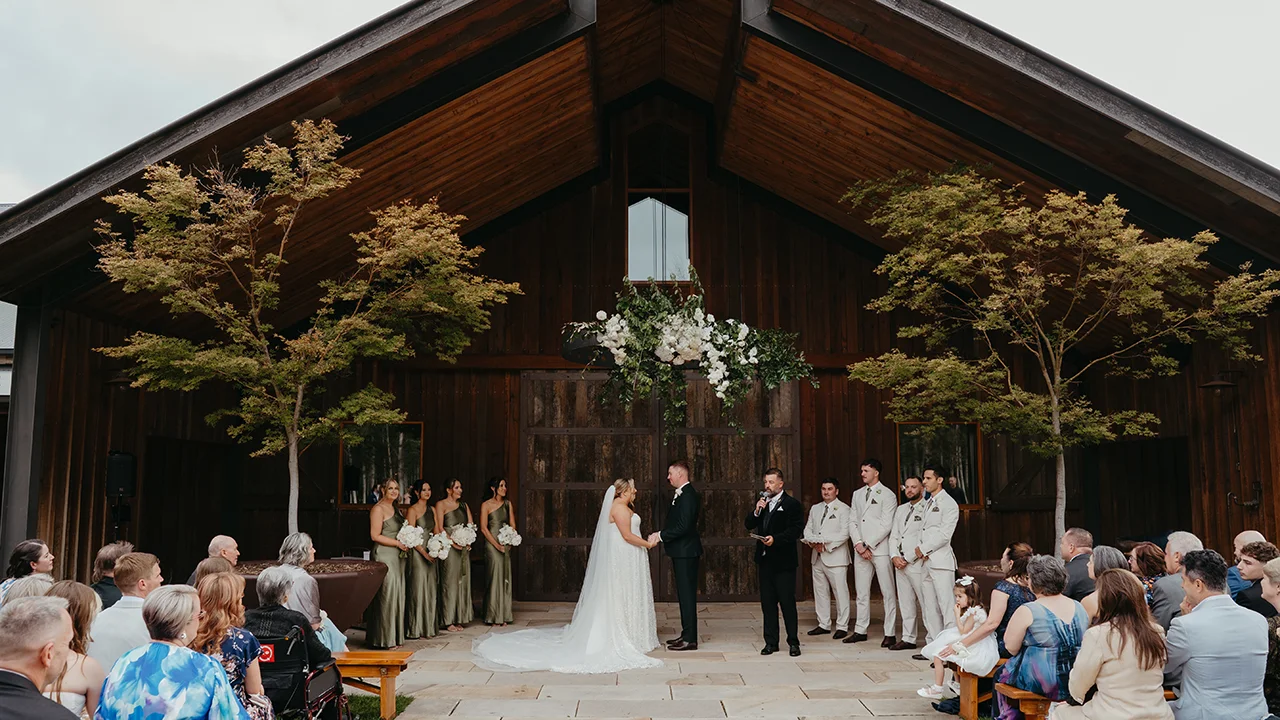 Bendooley Estate wedding ceremony